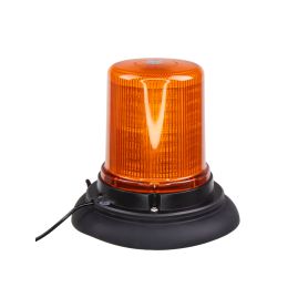 WL184 LED maják, 12-24V, 128x1,5W oranžový, magnet, ECE R65 - 1