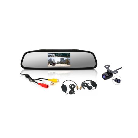 CW2-ZSET43 Bezdrátová parkovací kamera s LCD 4,3" monitorem na zrcátko Bezdrátové kamery