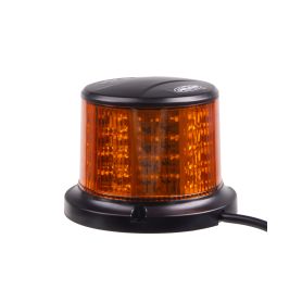 WL321M LED maják, 12-24V, 64x0,5W, oranžový, magnet, ECE R65 R10 LED magnetické