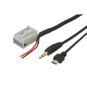 248902 AUX a micro USB adaptér VW / Škoda USB/AUX kabely