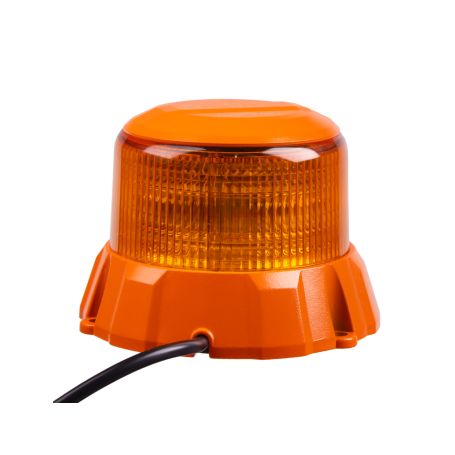 WL404 Robustní oranžový LED maják, oranž.hliník, 48W, ECE R65 - 1