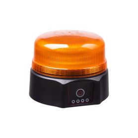 WLBAT812 AKU LED maják, 36xLED oranžový, magnet, ECE R65 Majáky