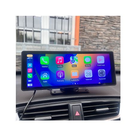 DS-126CA Monitor 10,26" s Apple CarPlay, Android auto, Bluetooth, USB/micro SD, kamerový vstup - 1