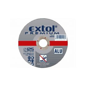 EXTOL-PREMIUM EX8808402 Kotouč řezný na hliník, 125x1,0x22,2mm Řezné kotouče