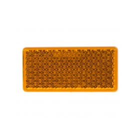 TRL51OR Boční (oranžový) odrazový element - obdélník 95 x 45mm nalepovací Reflexní odrazky