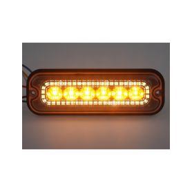 BRTRL001W Přední bílé obrysové LED světlo s výstražným oranžovým světlem, 12-24V, ECE R65 - 1