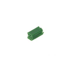 25005ZEL Konektor MINI ISO 6-pin bez kabelů - zelený ISO - FAKRA piny, plasty