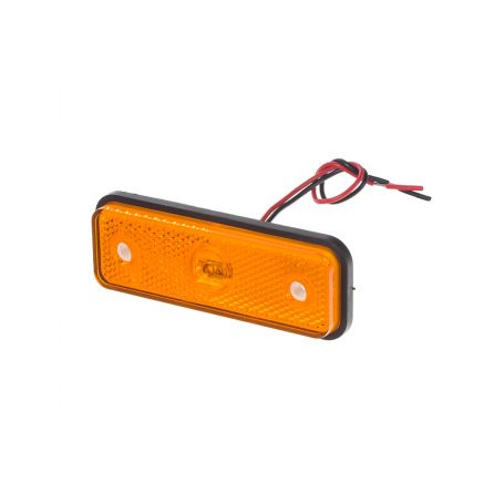 KF661EORA Boční obrysové LED světlo, 12-24V, oranžové, obdélník, ECE R91 Obrysová a poziční světla