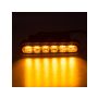 Přídavné oranžové výstražné LED světlo pro externí povrchovou montáž.   Technické parametry: •	homologace ECE R10, R65 •	6x vysoce výkonné SMD LED diody 3 W •	minimální odběr proudu •	10 různých…