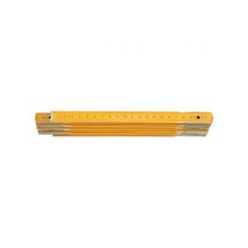 TOYA TO-15010 Metr skládací 1 m dřevěný žlutý Ruční délková měřidla