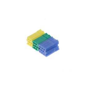 25009 Konektor MINI ISO 20-pin bez kabelů ISO - FAKRA piny, plasty