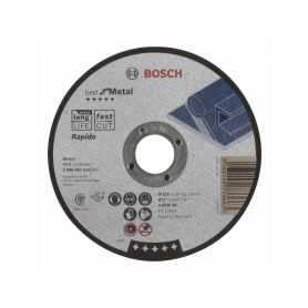 BOSCH 2608603514 Dělicí kotouč rovný Best for Metal – Rapido - A 60 W BF, 125 mm, 1,0 mm Řezné kotouče