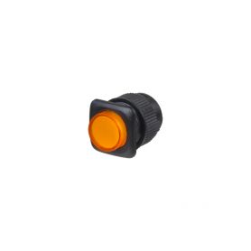 47200O Tlačítko mini oranžové S LED diodou