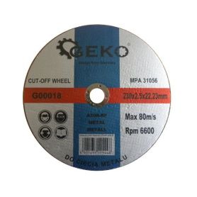 GEKO G00018 Řezný kotouč na kov, 230x2,5x22,2mm Řezné kotouče