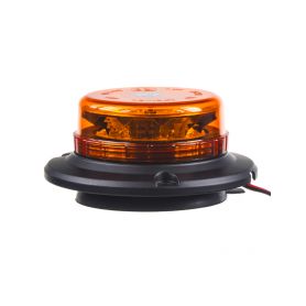 WL140 LED maják, 12-24V, 12x3W oranžový, magnet, ECE R65 LED magnetické