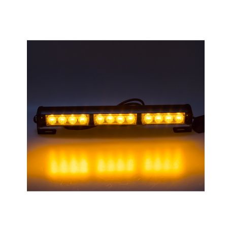 KF756-3 LED světelná alej, 12x LED 3W, oranžová 360mm, ECE R10 Vnitřní LED světelné aleje