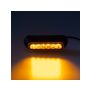 Přídavné oranžové výstražné LED světlo pro externí povrchovou montáž.   Technické parametry: •	homologace ECE R10, R65 •	6x vysoce výkonné SMD LED diody 3 W •	minimální odběr proudu •	6 různých…
