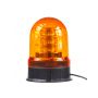 Výstražný oranžový maják s LED technologií a zábleskovým i otočným režimem. Určen pro pevnou montáž.