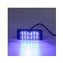 Přídavné modré výstražné LED světlo pro externí povrchovou montáž.   Technické parametry: •	homologace R65, R10 •	12x vysoce výkonné LED diody 5 W •	minimální odběr proudu •	26 různých…