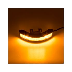 KF187 Výstražné LED světlo vnější, 12-24V, 12x3W, oranžové, ECE R65 Vnější s ECE R65