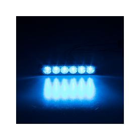 911-006BLU PROFI SLIM výstražné LED světlo vnější, modré, 12-24V, ECE R65 Vnější s ECE R65