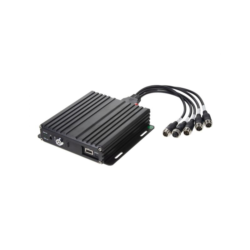 DVRB41C-10 Černá skříňka pro záznam obrazu až 1080P ze 4 kamer, 1x slot SD, GPS