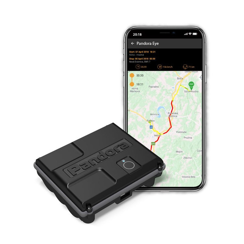Přenosný vodě odolný GPS lokalizátor s Bluetooth Pandora FINDER