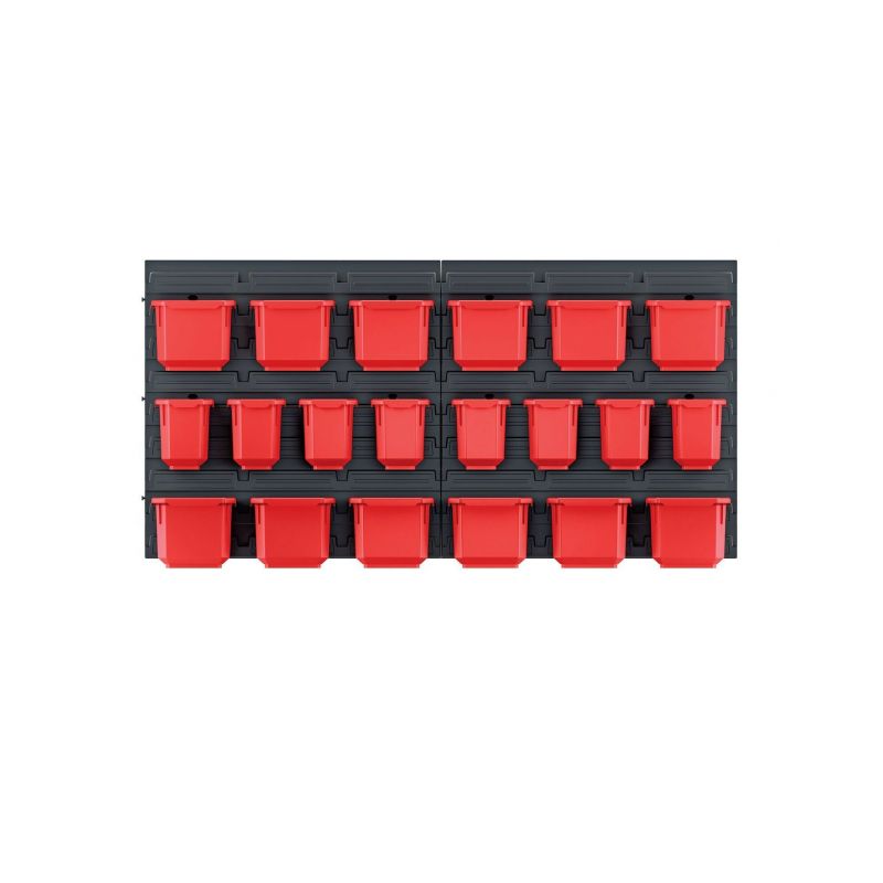 KISTENBERG KOR6-S411-3020 Závěsný panel s 20 boxy na nářadí ORDERLINE 800x165x400