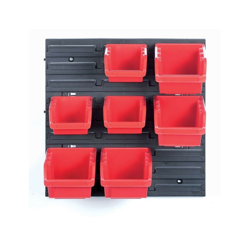 KISTENBERG KOR5-S411-3020 Závěsný panel se 7 boxy na nářadí ORDERLINE 400x110x400