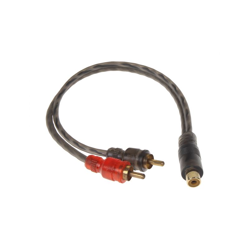 PC1-52M RCA Y audio kabel, 1x samice, 2x samec