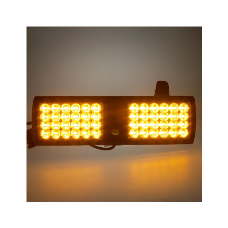 KF802 PREDATOR dual LED vnitřní, 48x1W, 12-24V, oranžový