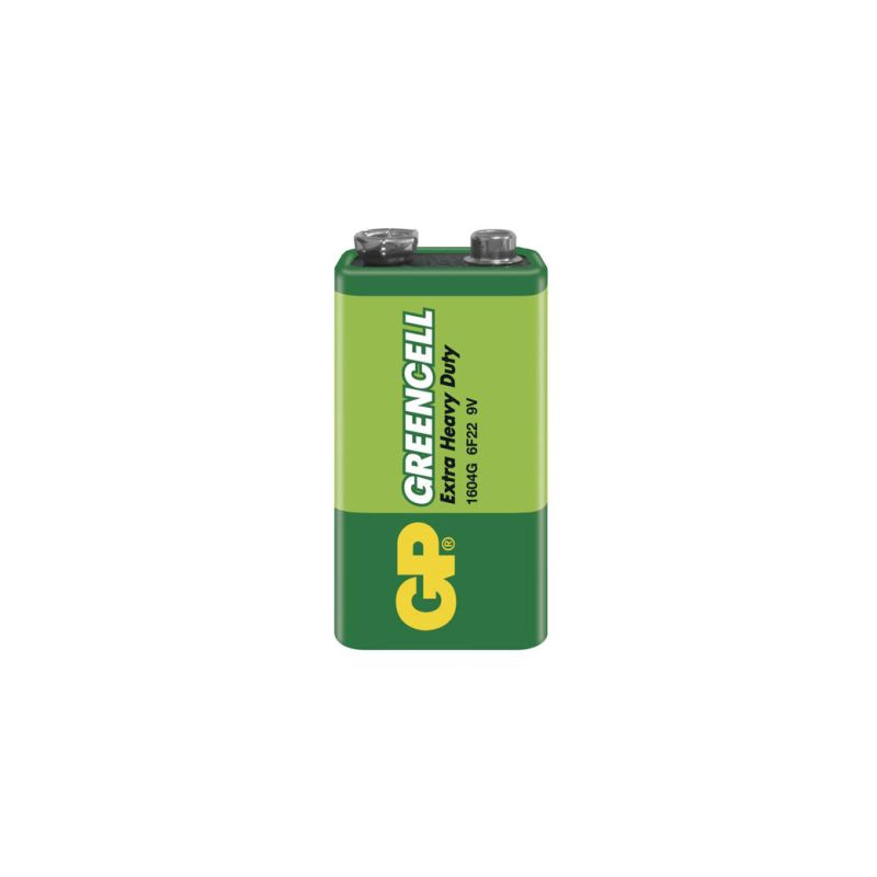 GP batteries 110719 GP Greencell 6F22 zinkochloridova baterie 9V