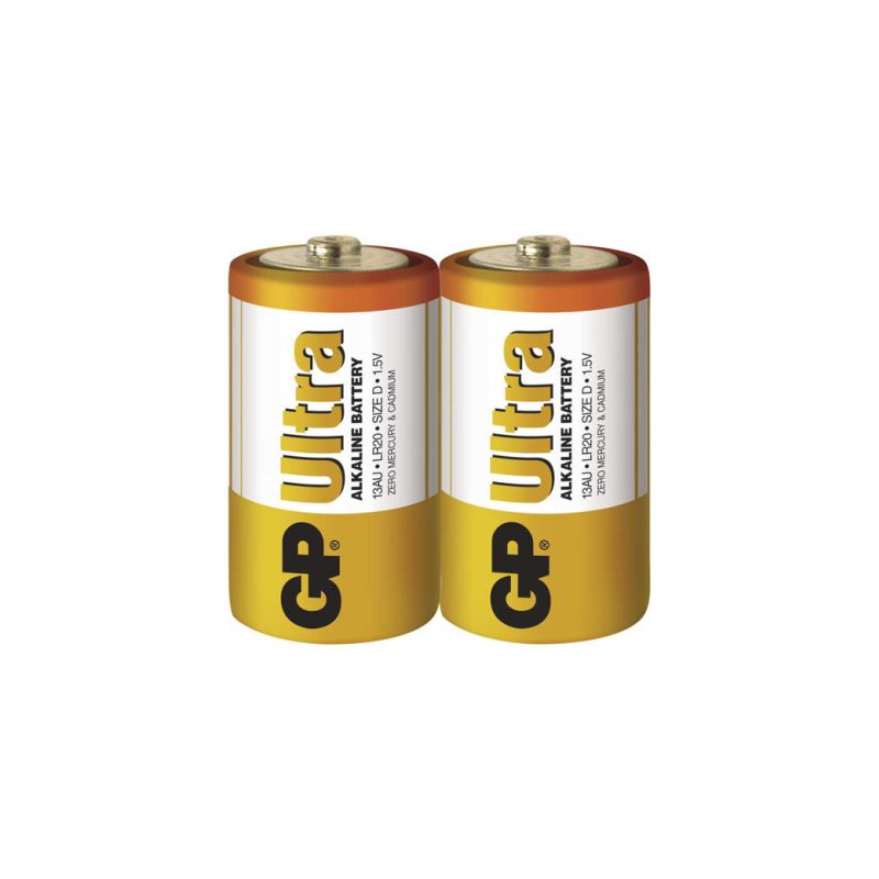 GP batteries 110776 2 GP Ultra LR20 alkalicka baterie 1,5V