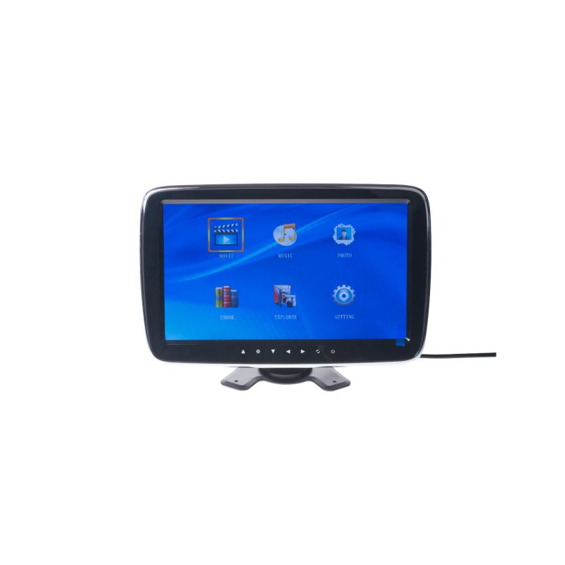 IC-1015 LCD monitor 10,1" na opěrku/palubní desku s microSD/USB/FM modulátor