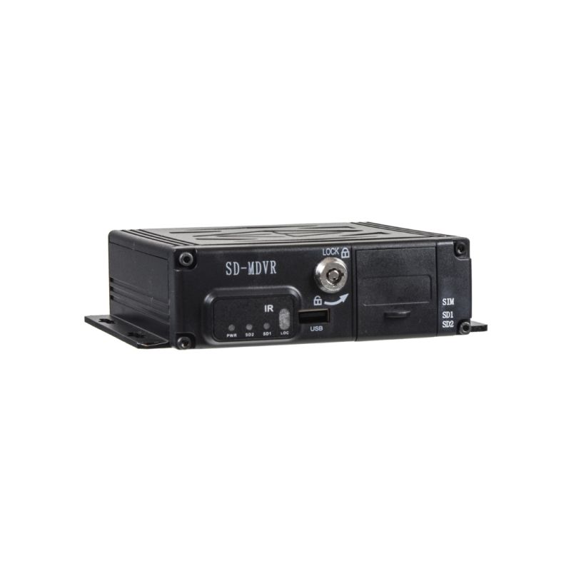 DVRB4D-2 Černá skříňka pro záznam obrazu ze 4 kamer, GPS, 2x slot SD