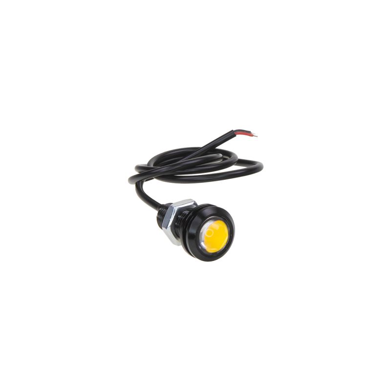 95DRL18O LED světlo pro denní svícení (eagle eye) 18mm, 12V, 3W, oranžová