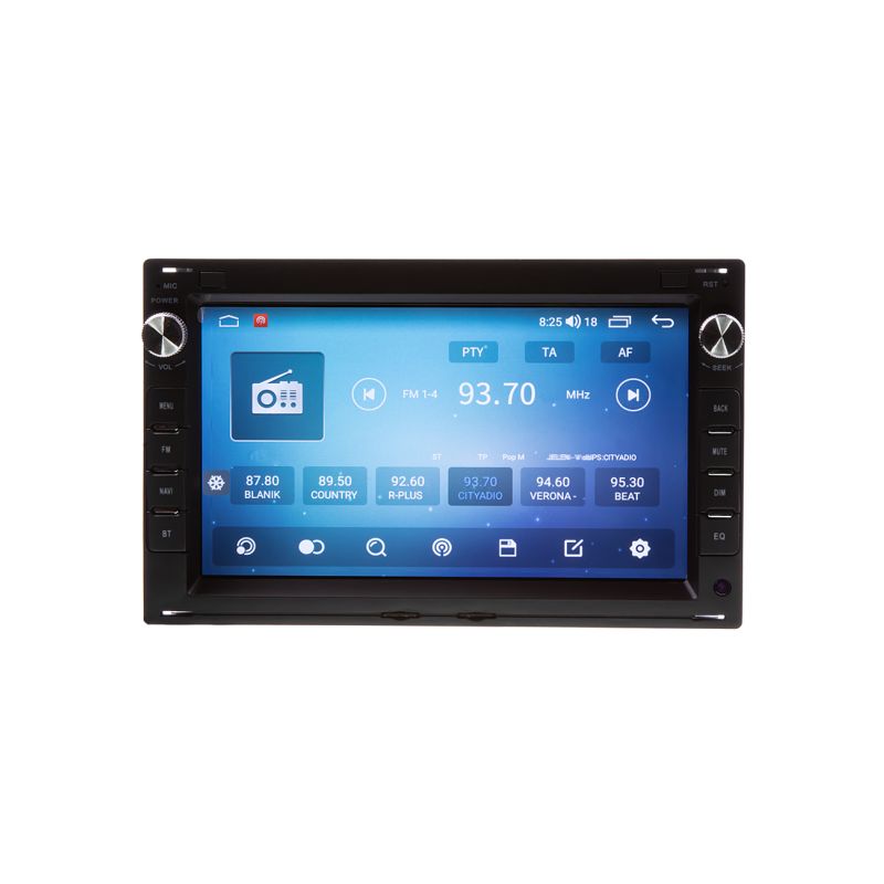 80802A4 Autorádio pro VW, Škoda s 7" LCD, Android, WI-FI, GPS, CarPlay, Bluetooth, 4G, 2x USB