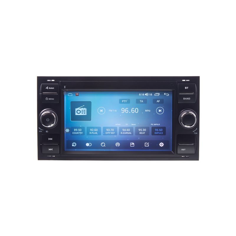 80894A4 Autorádio pro Ford 2005-2012 s 7" LCD, Android, WI-FI, GPS, CarPlay, Bluetooth, 4G, 2x USB