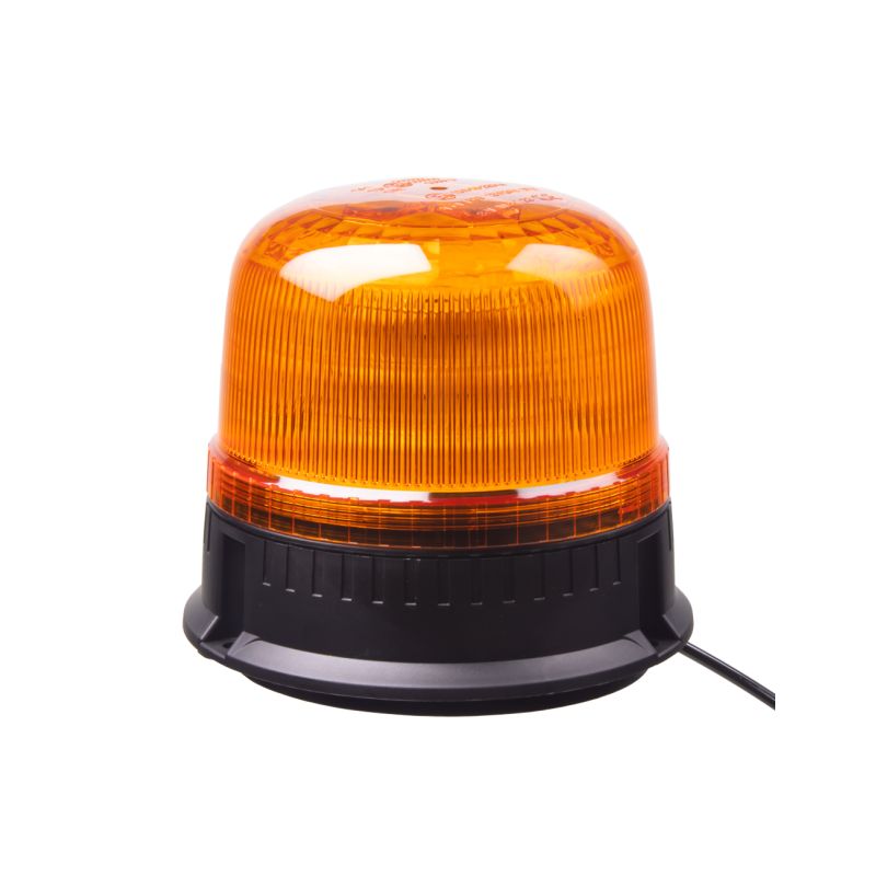 WL825 LED maják, 12-24V, 24xLED oranžový, magnet, ECE R65