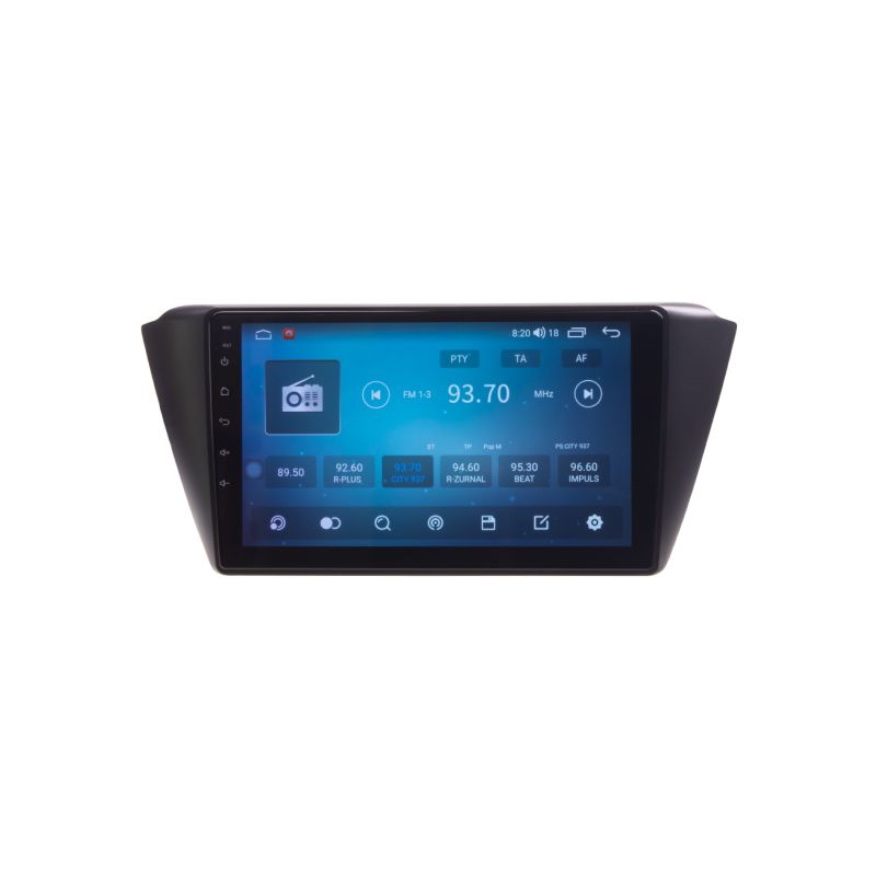 80889A4 Autorádio pro Škoda Fabia 2015-2019 s 9" LCD, Android, WI-FI, GPS, CarPlay, Bluetooth, 4G, 2x USB