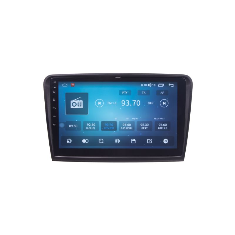 80880A4 Autorádio pro Škoda Superb 2008-2015 s 10,1" LCD, Android, WI-FI, GPS, CarPlay, 4G, Bluetooth,2x USB