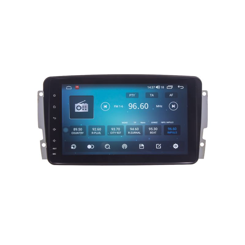 80805A4 Autorádio pro Mercedes s 8" LCD, Android, WI-FI, GPS, CarPlay, Bluetooth, 4G, 2x USB