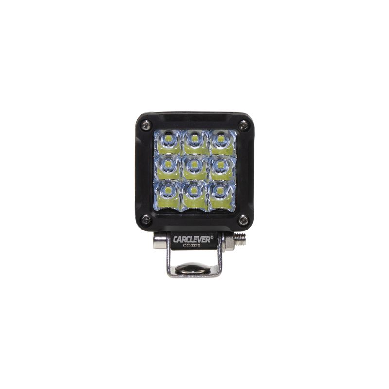 WL-415 LED světlo mini čtvercové, 9x1,3W, 50,8x50,8mm, ECE R10