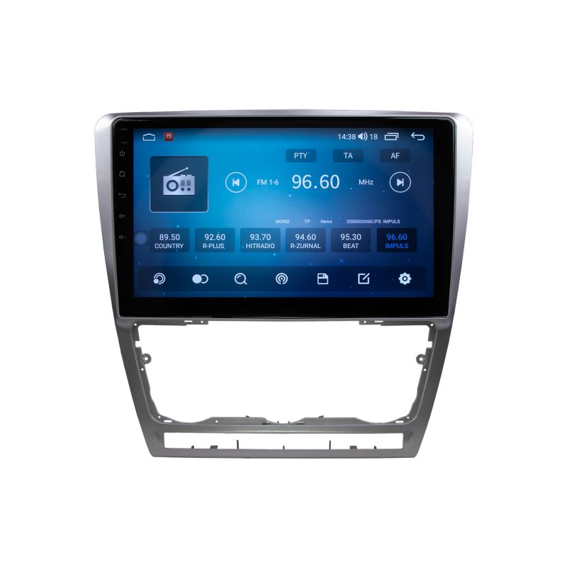 80885A4SI Autorádio pro Škoda Octavia 2007-2014 s 10,1" LCD, Android, WI-FI, GPS, CarPlay, 4G, Bluetooth