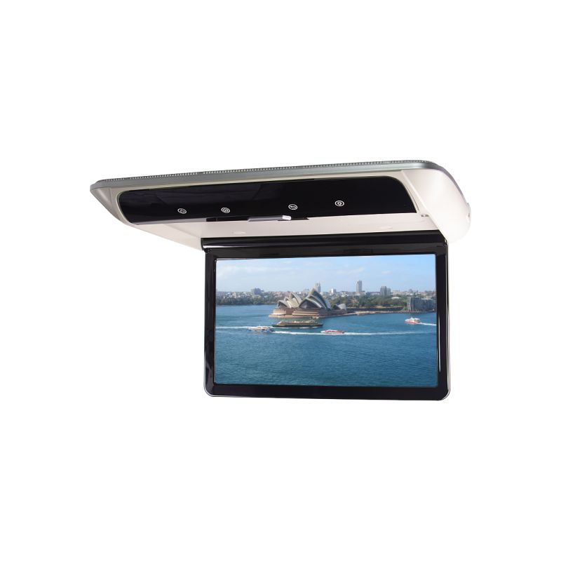 DS-133ACGR Stropní LCD monitor 13,3" s OS. Android USB/SD/HDMI/FM, dálkové ovládání se snímačem pohybu, šedý