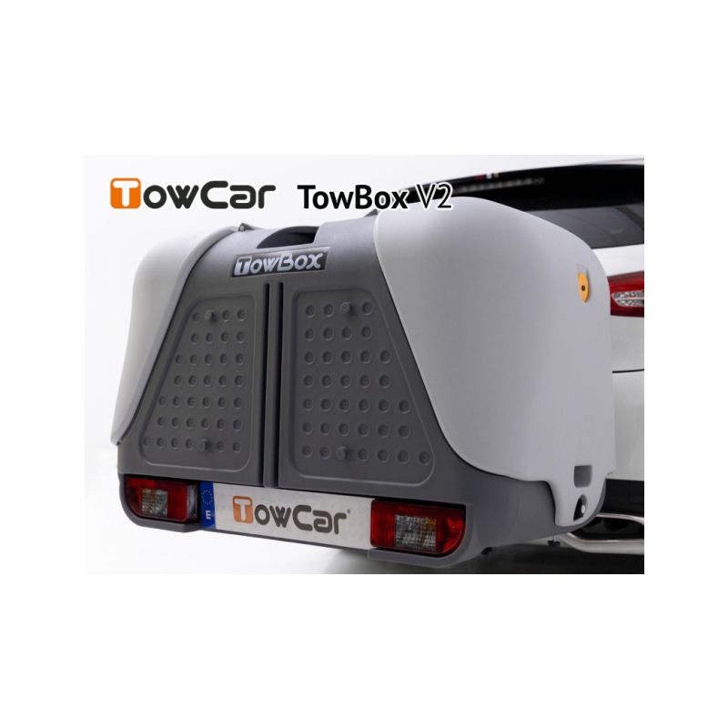 TowCar TowBox V2 šedý, na tažné zařízení