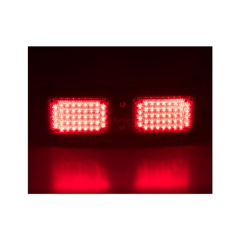 KF801RED PREDATOR dual LED vnitřní, 12V, červený, 320mm