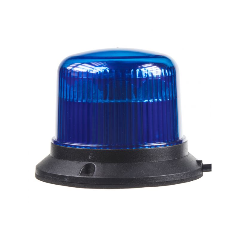 911-E30FBLUE PROFI LED maják 12-24V 10x3W modrý ECE R10 121x90mm