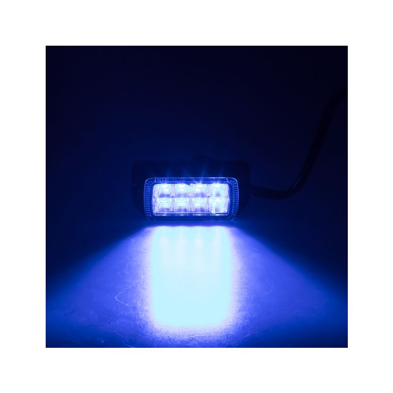 911-623BLU PROFI výstražné LED světlo vnější, modré, 12-24V, ECE R65