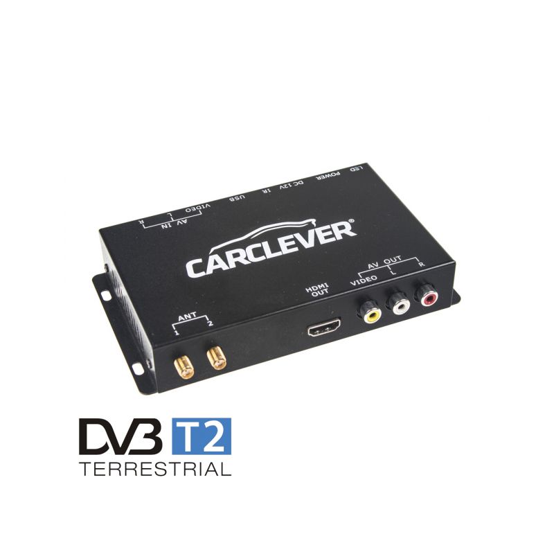 DVB-T04 DVB-T2/HEVC/H.265 digitální tuner s USB + 2x anténa